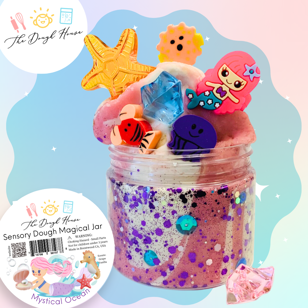 Magical Sensory Dough – Mystical Ocean Jar (Fun Size)
