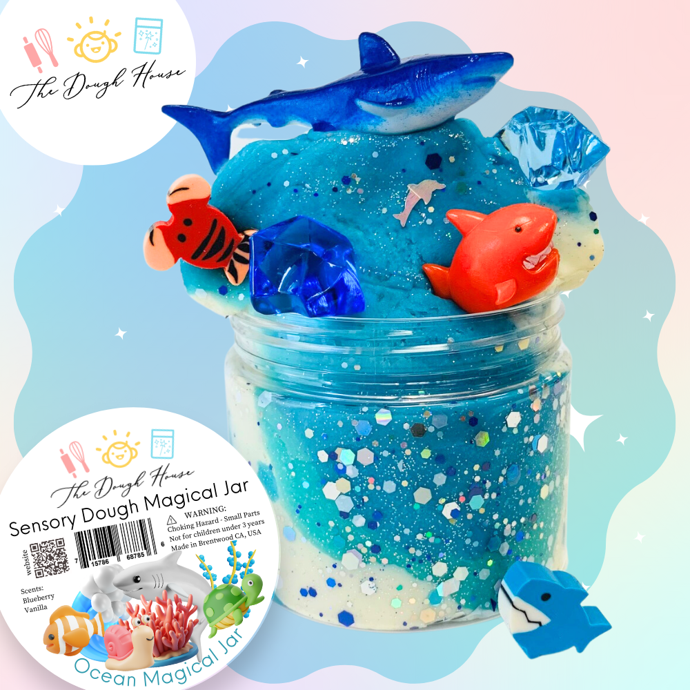 Magical Sensory Dough – Ocean Jar (Fun Size)