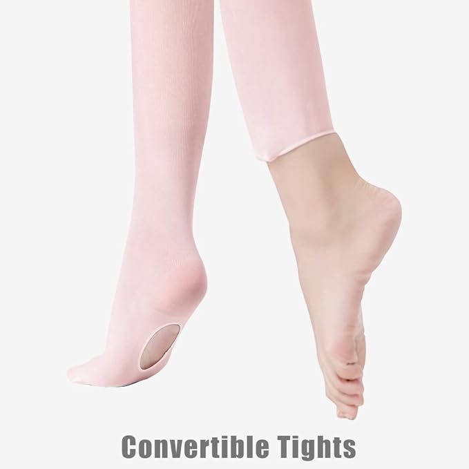 Stelle Convertible Dance Tights – Ballet Pink & Nude