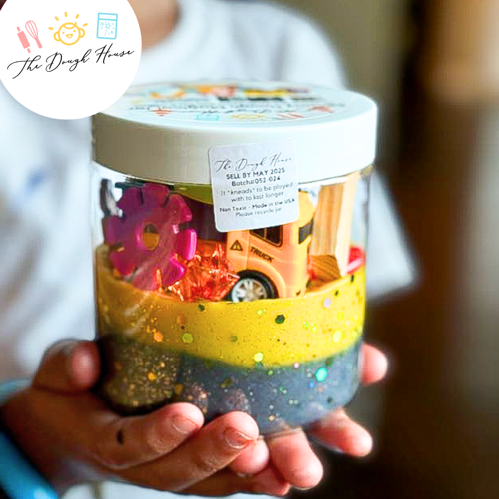 Magical Sensory Dough – Construction Jar (Super Size)