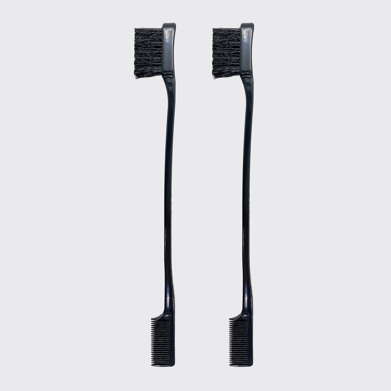 KITSCH Dual Edge Brush & Comb (2pc) Precision Baby Hair + Flyaway Tamer