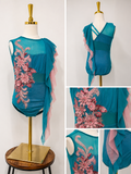 Tenth House Teal & Pink Floral-Lyrical