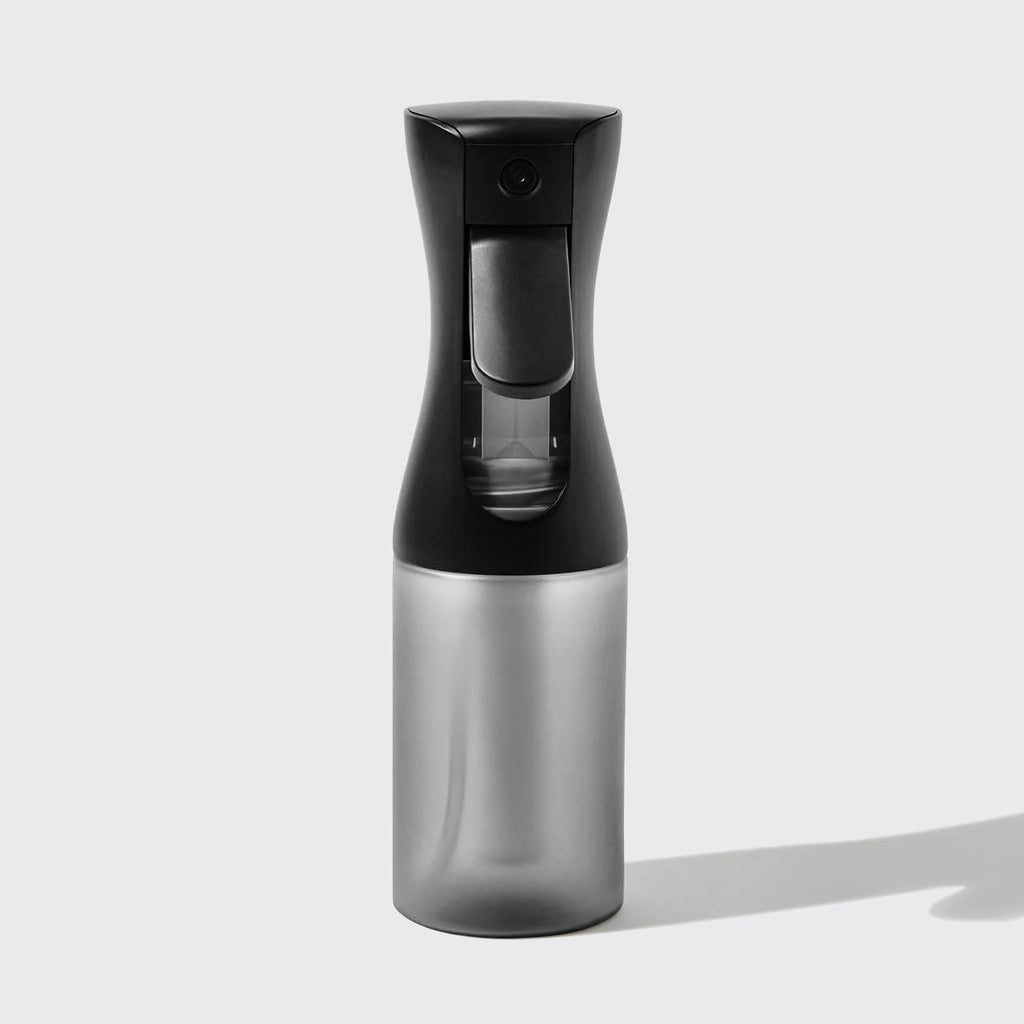 KITSCH Continuous Fine Mist Spray Bottle (Black) Reusable Multi-Purpose Styling Sprayer