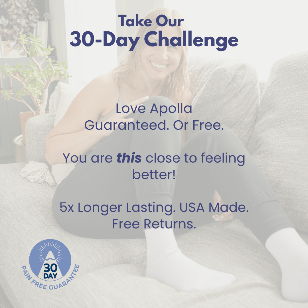 Apolla Performance Shock APMA-Approved Performance Support Sock